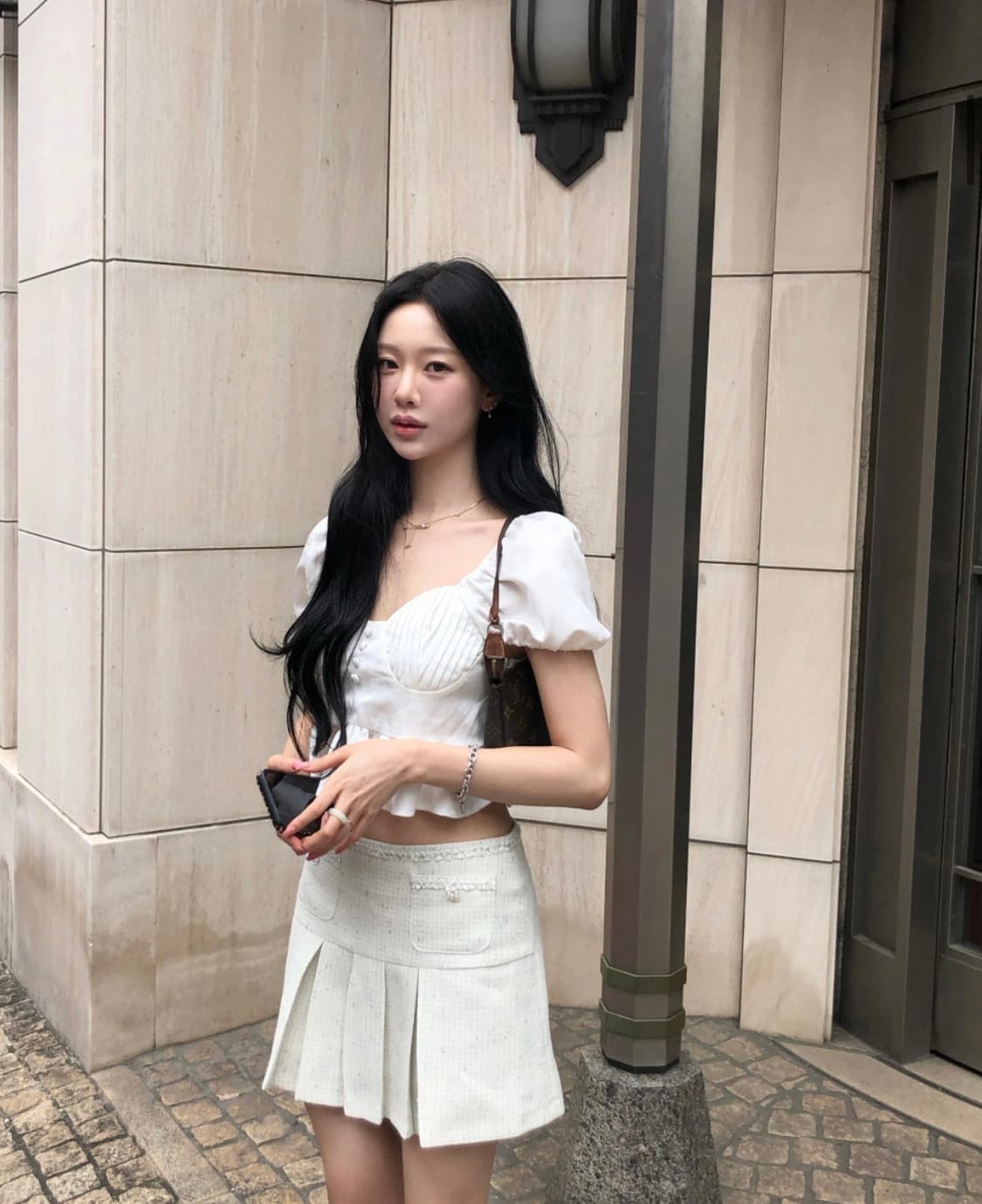 피브안 썸머 트위드 스커트 상품이미지5