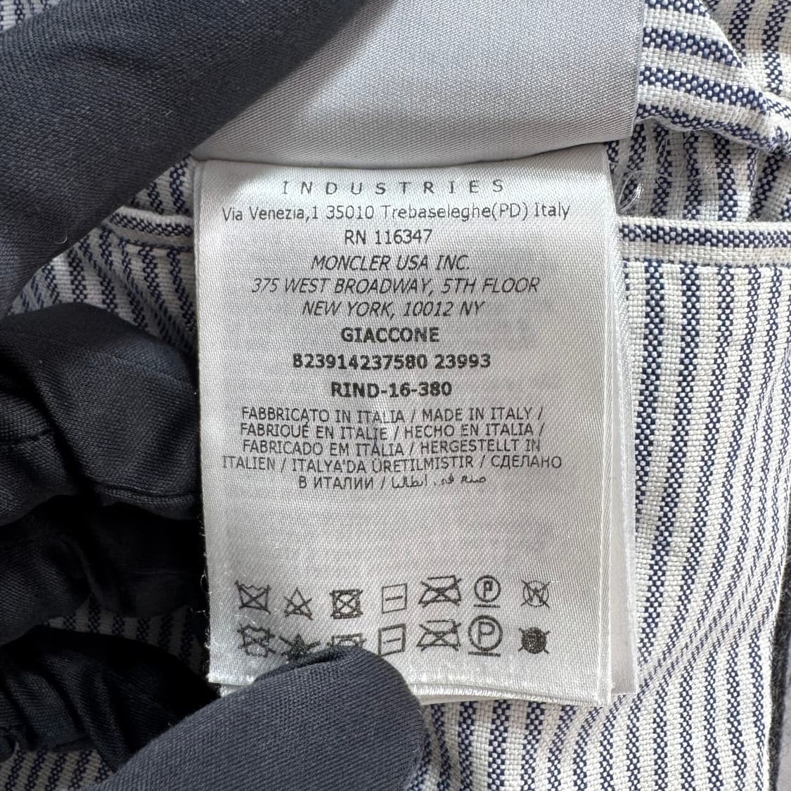 [6사이즈] 몽클레어 감마블루 후드 롱 패딩 점퍼 그레이 상품이미지9