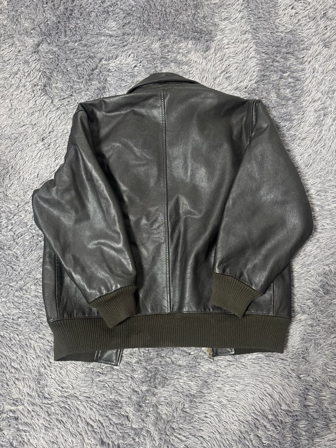 90'S OLD GAP 올드갭 레더 봄버 상품이미지4