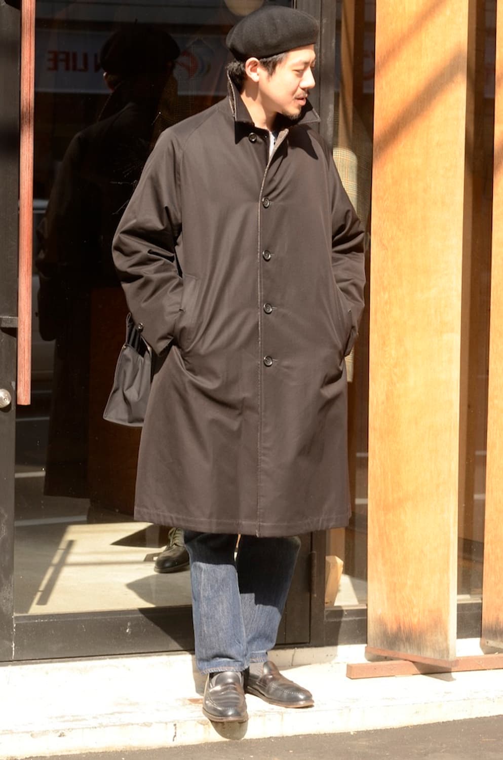 50) 아나토미카 싱글 래글런2 리버시블 코트 상품이미지7