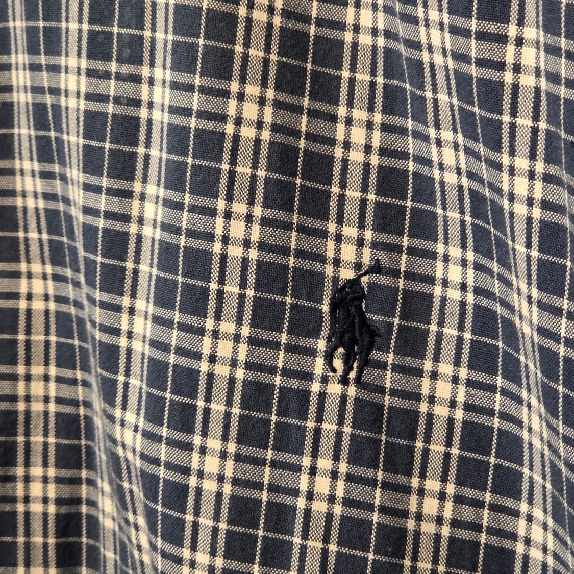 폴로 랄프로렌 네이비 체크 셔츠 상품이미지3