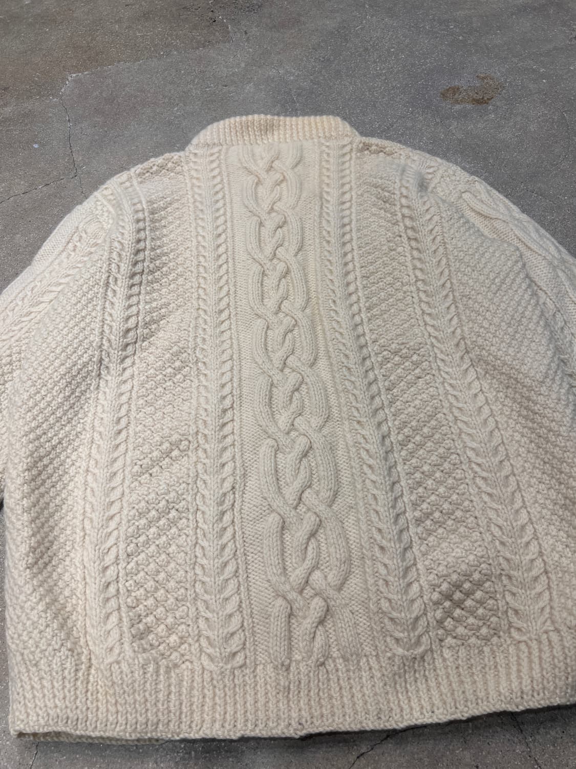 유럽 빈티지  피셔맨 니트 상품이미지4