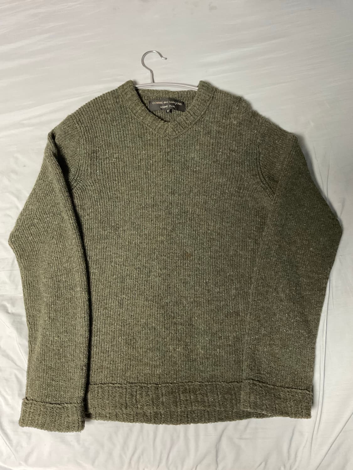 90s 꼼데가르송 옴므 플러스 브이넥 니트 상품이미지6