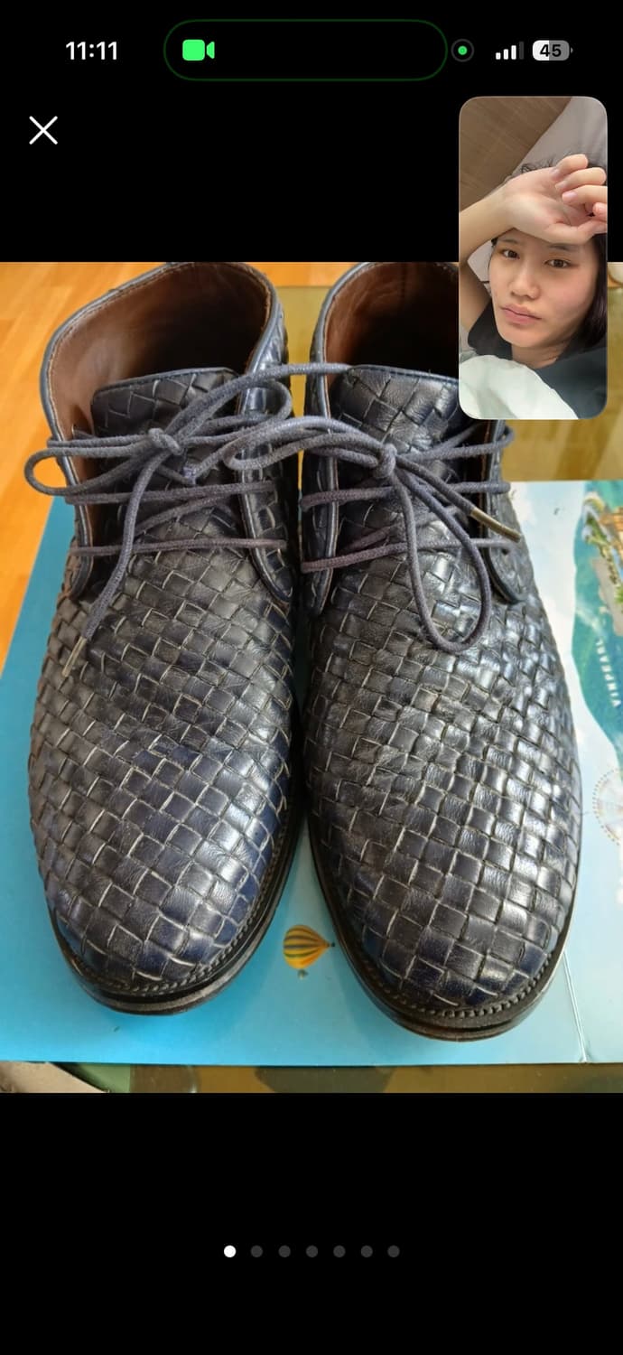 Bottega Veneta Intrecciato 3-Eye Lace-Up 상품이미지2