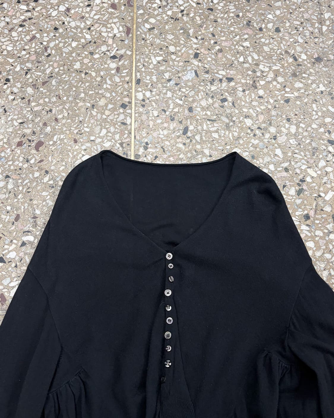 스나오 쿠와하라 페플럼 가디건 상품이미지3