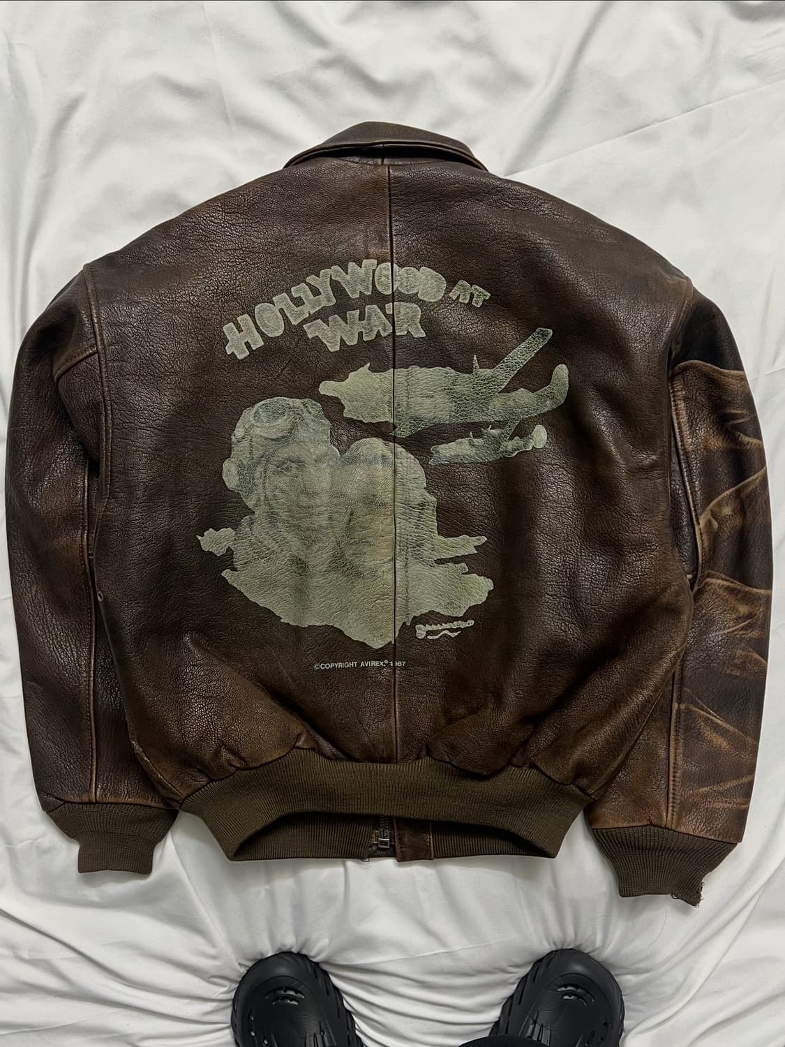 아비렉스 A-2 가죽자켓 상품이미지1