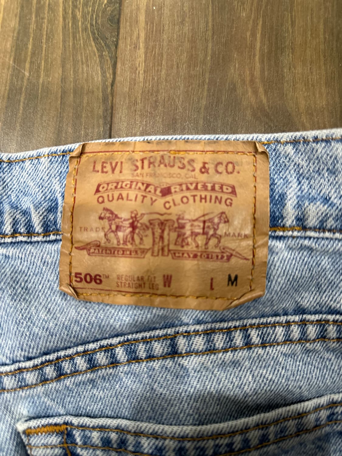 90s 리바이스 506 데님팬츠 29-30 상품이미지7