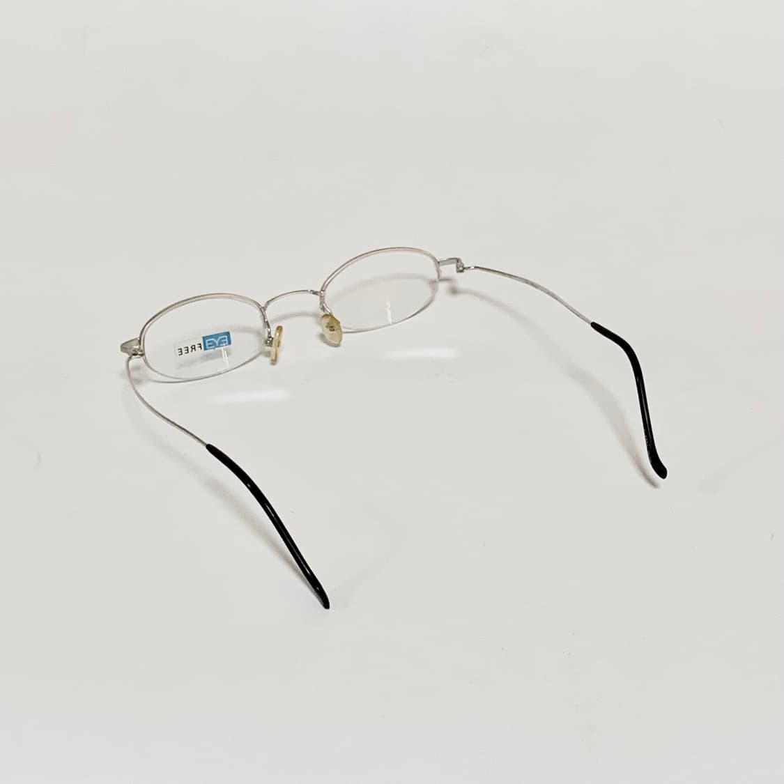 911 반무테 안경 슬림 오벌 메탈 타원형 빈티지 남녀공용 데드스탁 픽키 상품이미지5