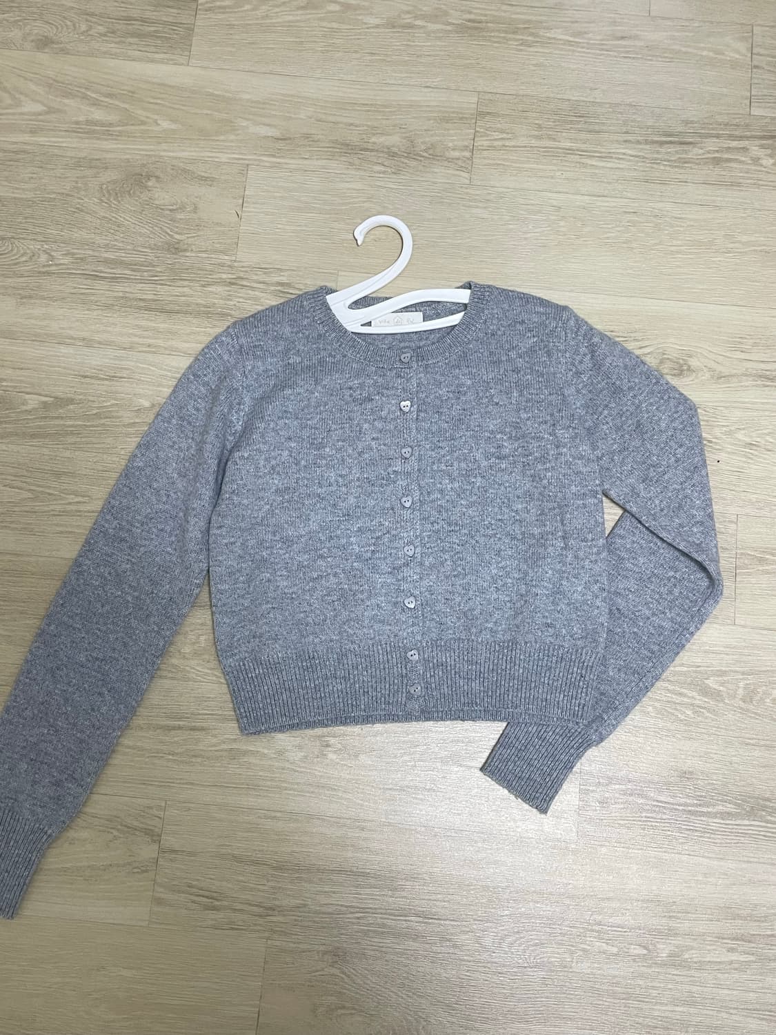 리엘 Moat 가디건 세트 3피스 그레이 상품이미지8