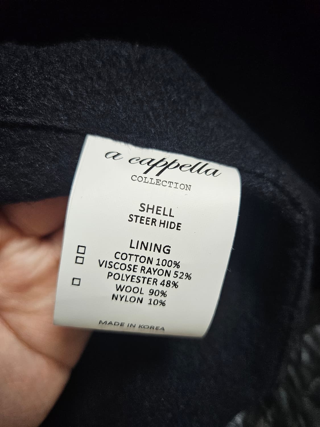 아카펠라클로딩 Lot.547 스티어하이드 30s 스포츠 자켓 상품이미지4