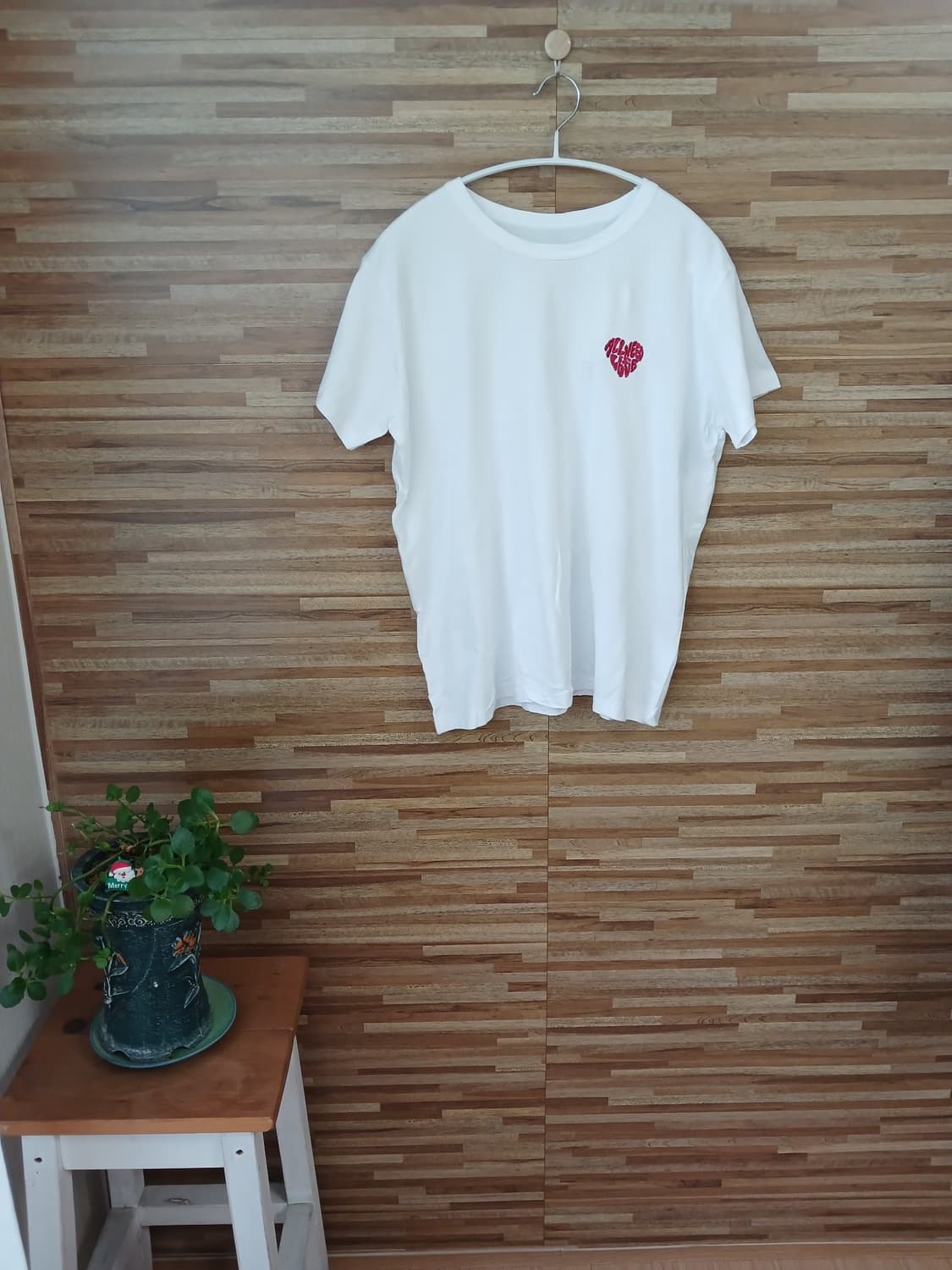 모리걸 riberry 하트자수로고 기본 반팔티  상품이미지1