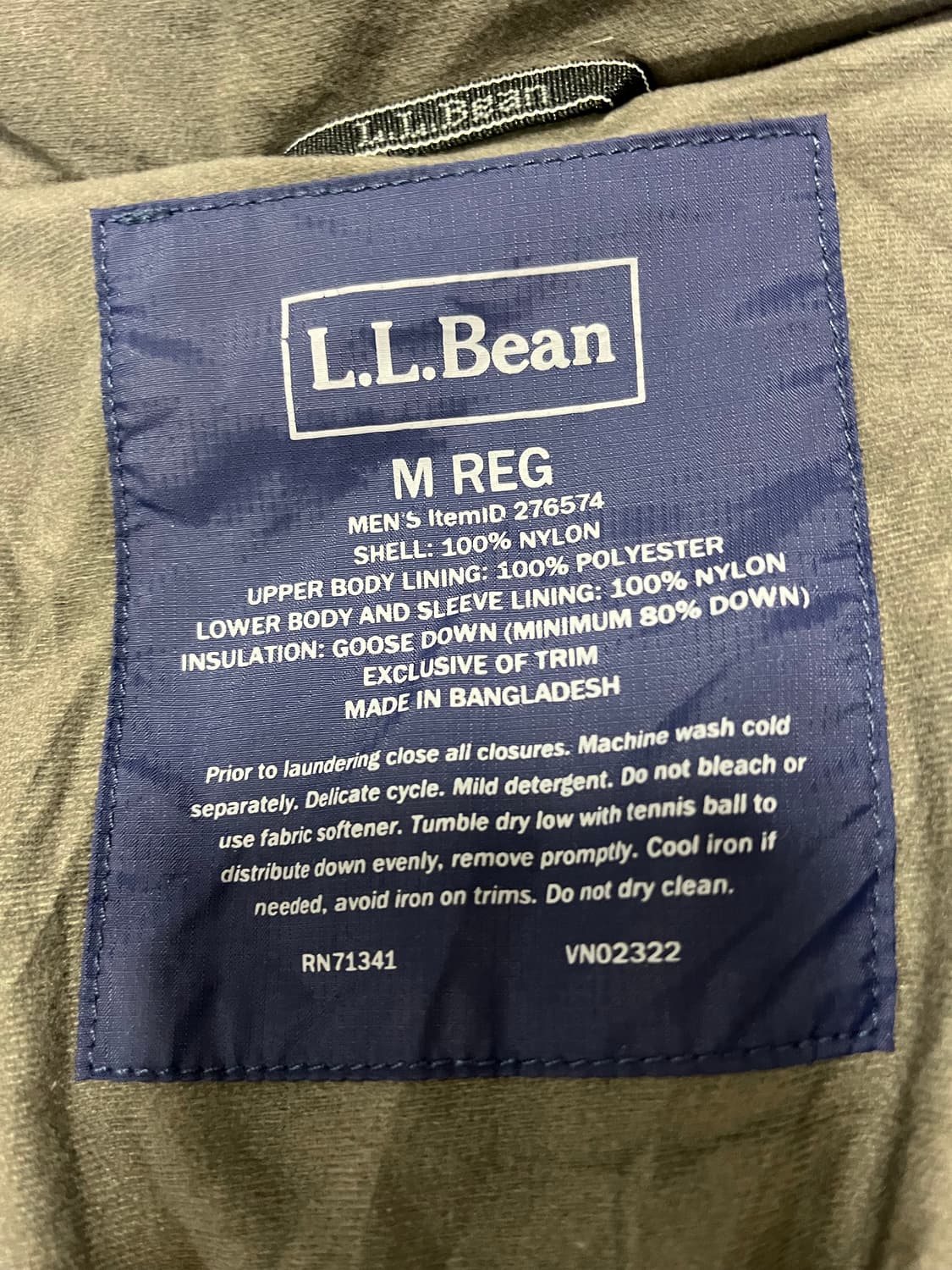 엘엘빈 구스다운 패딩 M(L) 상품이미지8