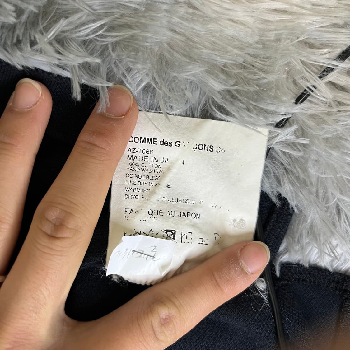 (오늘만) (정품) 꼼데가르송 블랙 카라티 상품이미지6