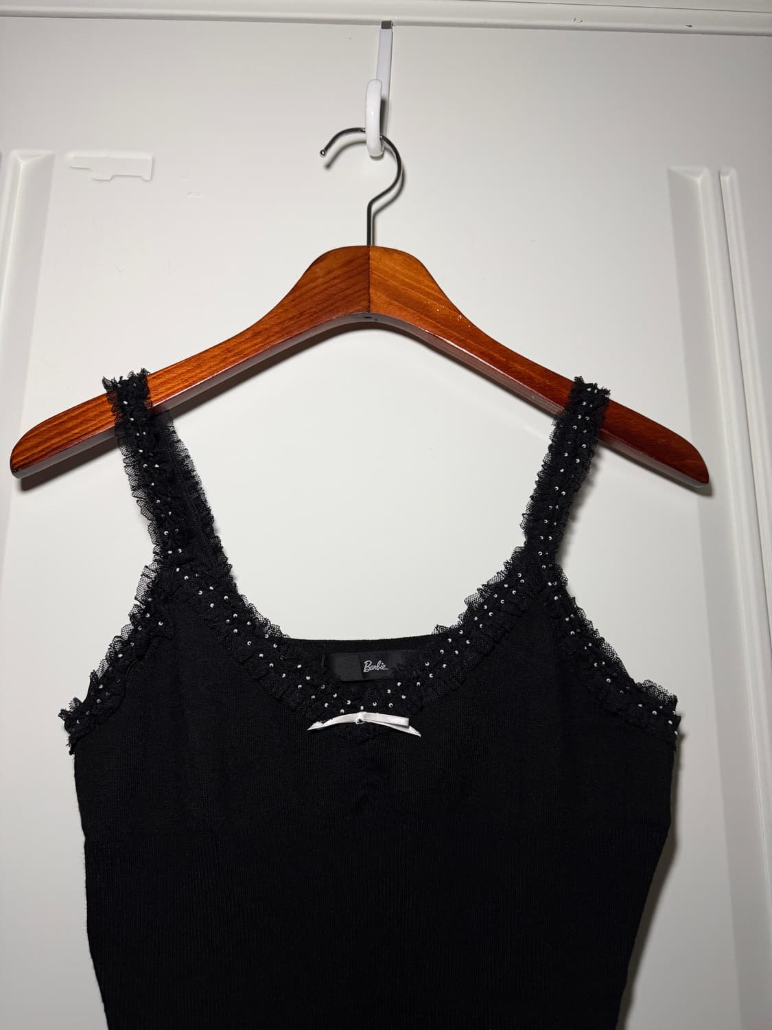 일본빈티지 블랙 도트 레이스 세트 상품이미지6