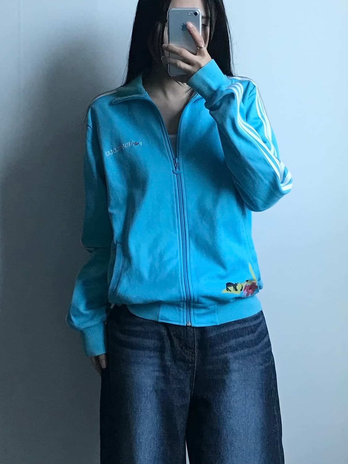 아디다스 하와이 호놀룰루 스카이블루 트랙탑 져지 상품이미지1