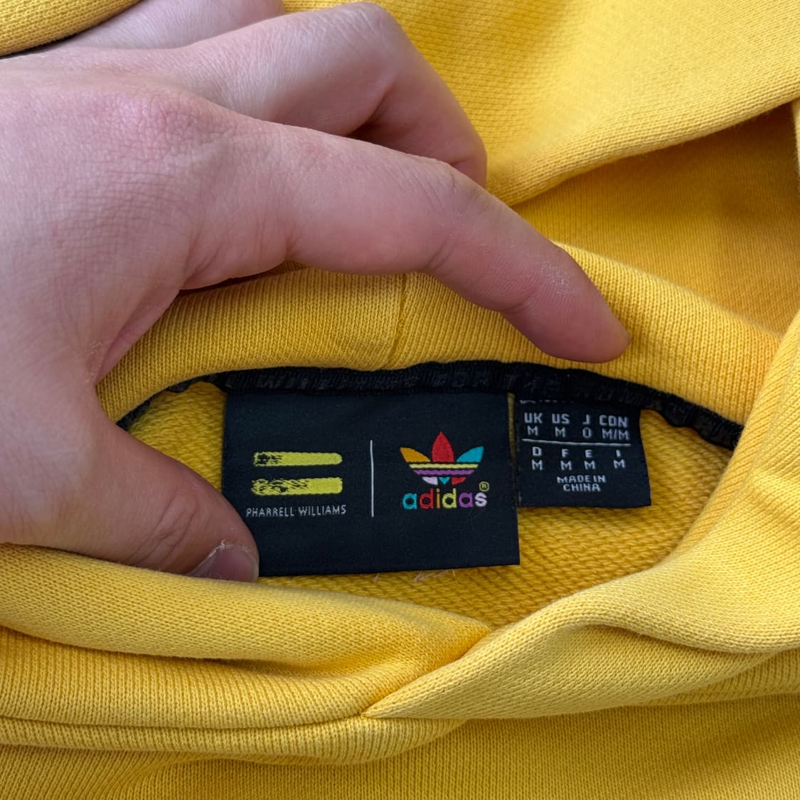 아디다스 퍼렐 휴먼레이스 자수 후드 M 상품이미지6