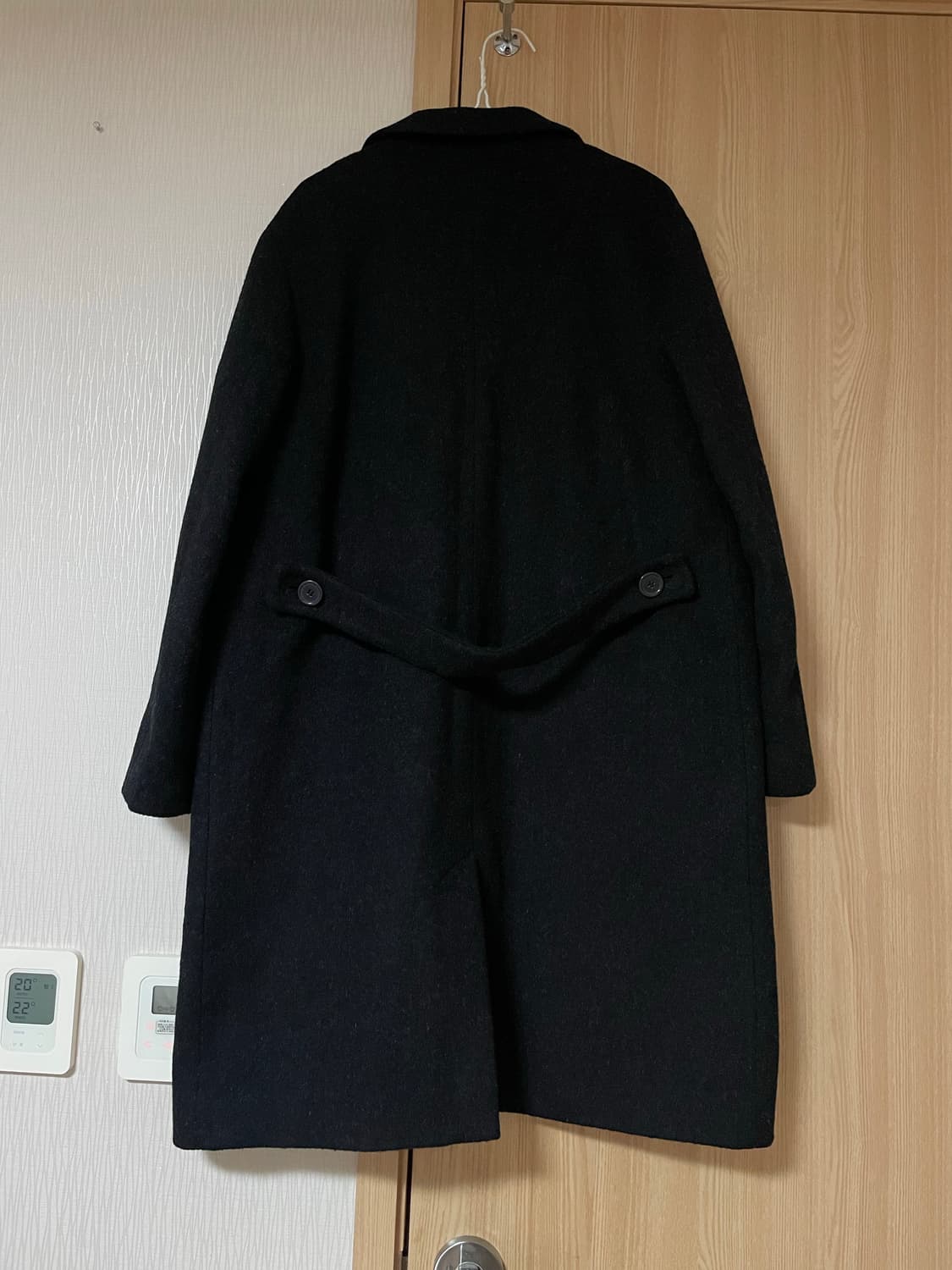 Ailene 블랙 롱코트 상품이미지3