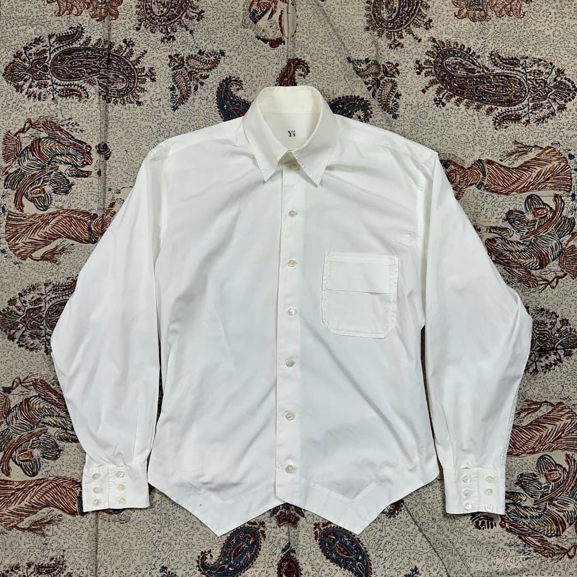 요지 야마모토 Ys 사이드 어드저스트 크롭 셔츠 상품이미지3