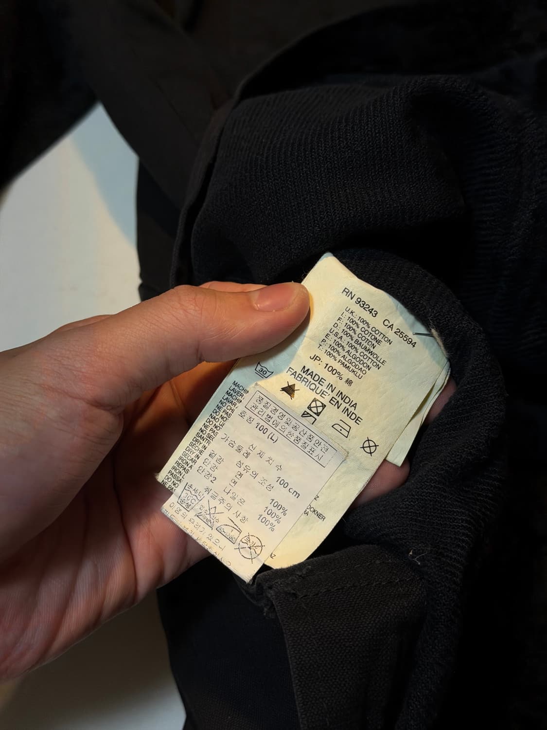 디젤 싱글라이더 패치워크 자켓 블랙 상품이미지6