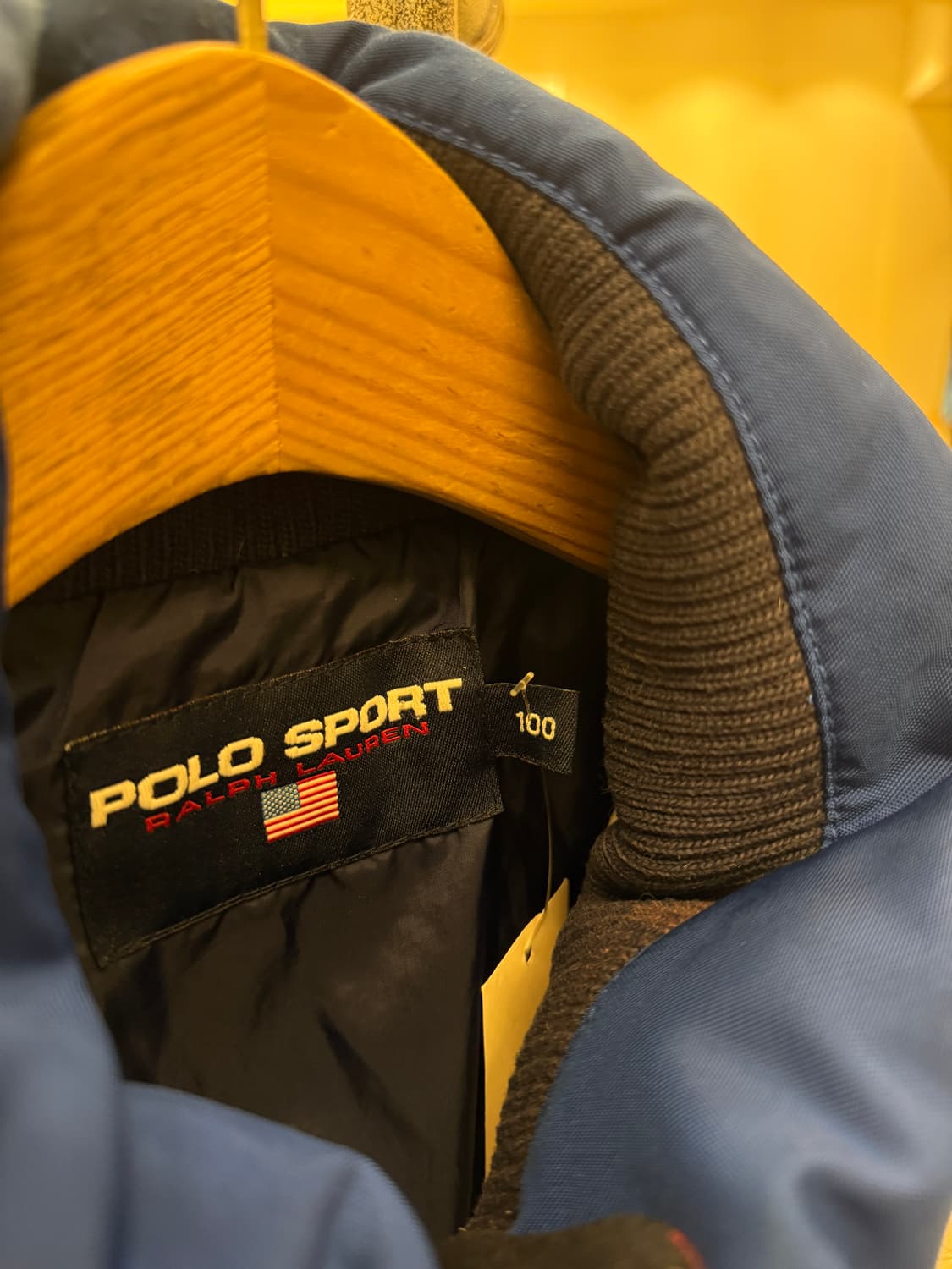 폴로 스포츠 00s 덕다운 빅로고 배색 패딩 U92 상품이미지5