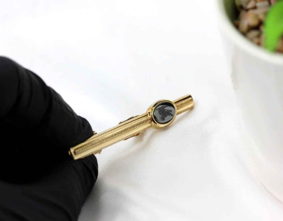 버버리 B+등급 6cm 남자 명품 넥타이핀 상품이미지4