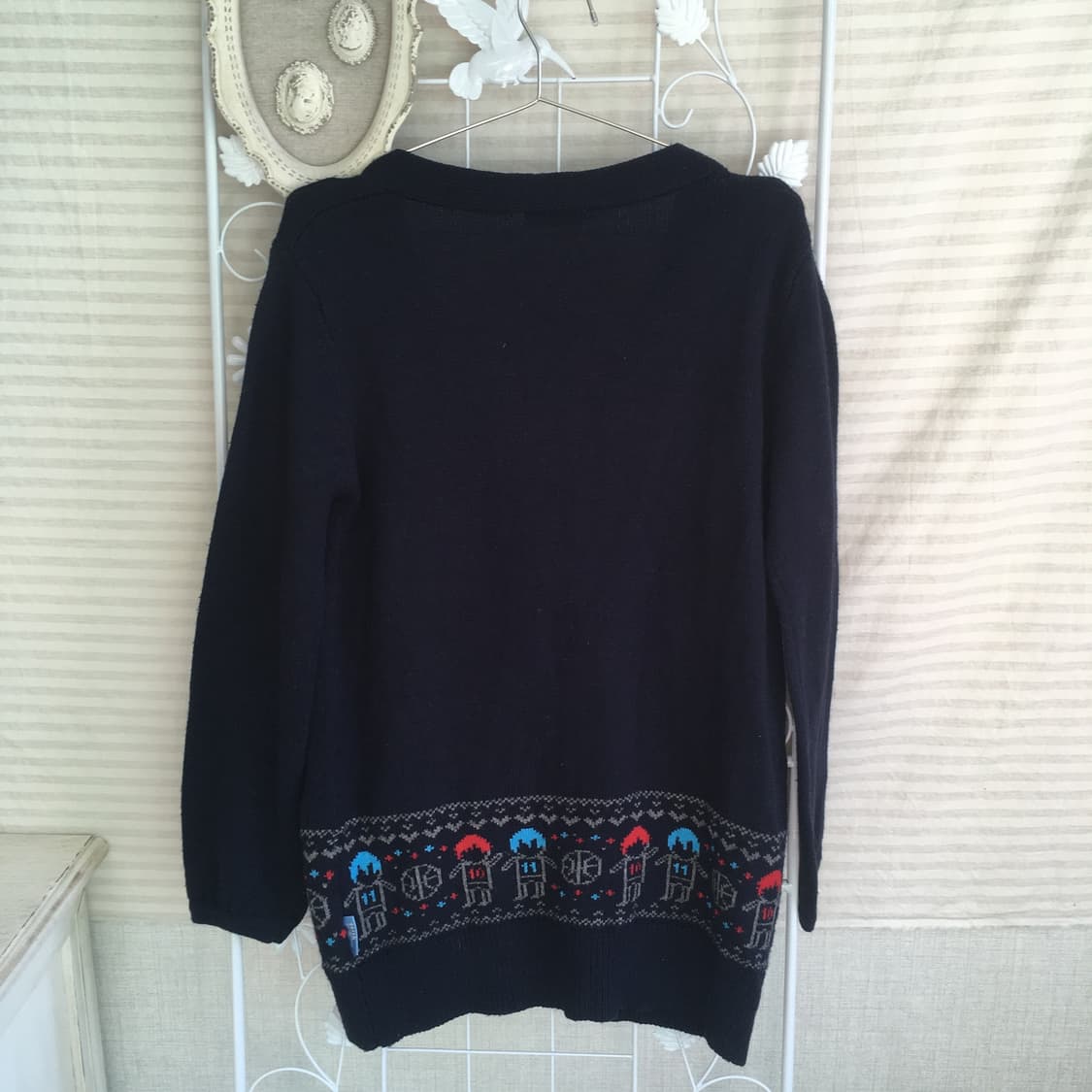 earth 너드 모리 네이비 가디건 상품이미지9