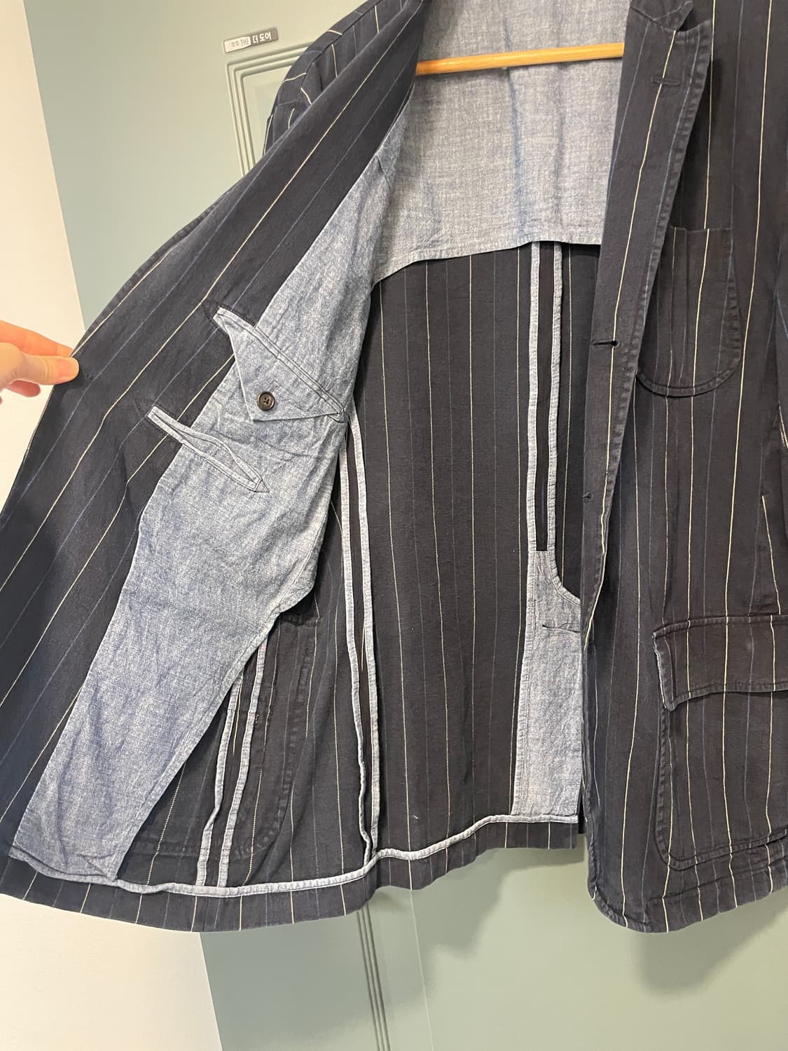 폴로 랄프로렌 스트라이프 블레이저 40R 상품이미지3