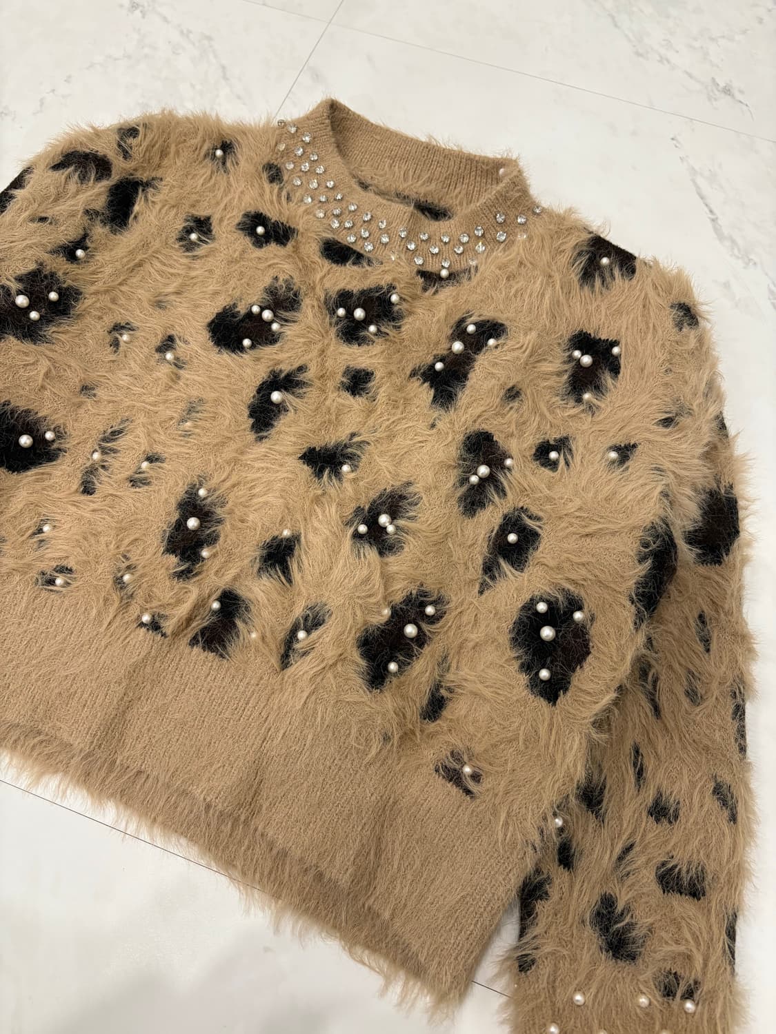 pearl leopard knitwear  상품이미지2