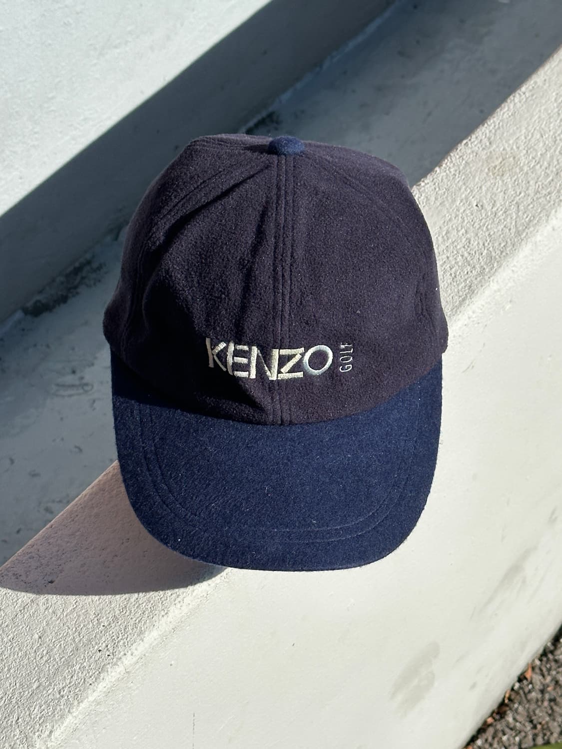 [F] 90s 겐조 골프 플리스 볼캡 모자 빈티지 상품이미지1