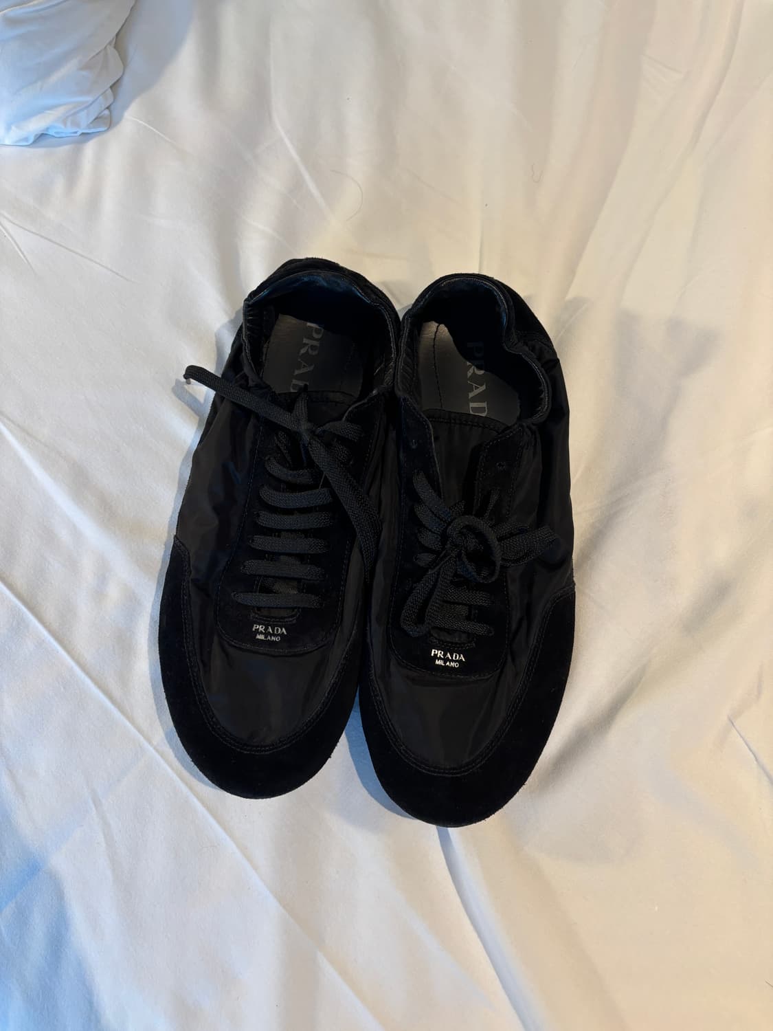 [9.5] 프라다 Prada 컬랩스 리나일론 엘라스틱 슈즈 팝니다 상품이미지7
