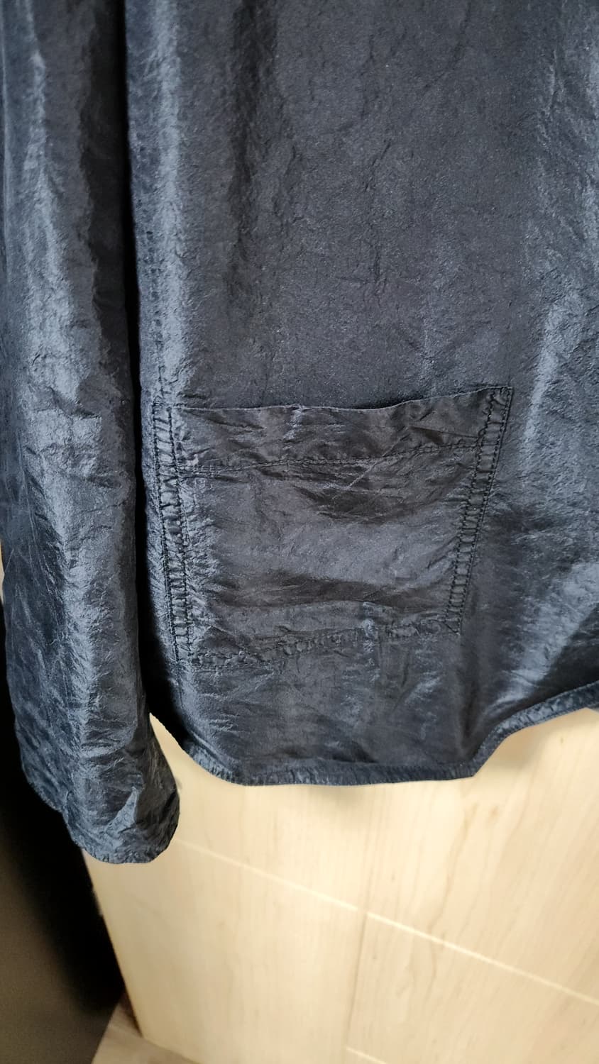 발렌시아가 여성 블랙 투톤 실크 자켓 38 66사이즈 상품이미지4