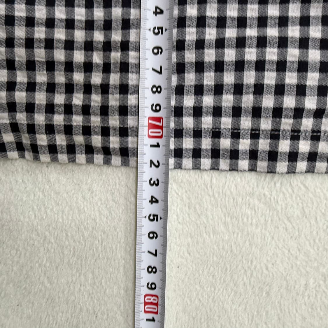 M 유니클로 JW앤더슨 체크 반팔 셔츠 0413T 상품이미지6