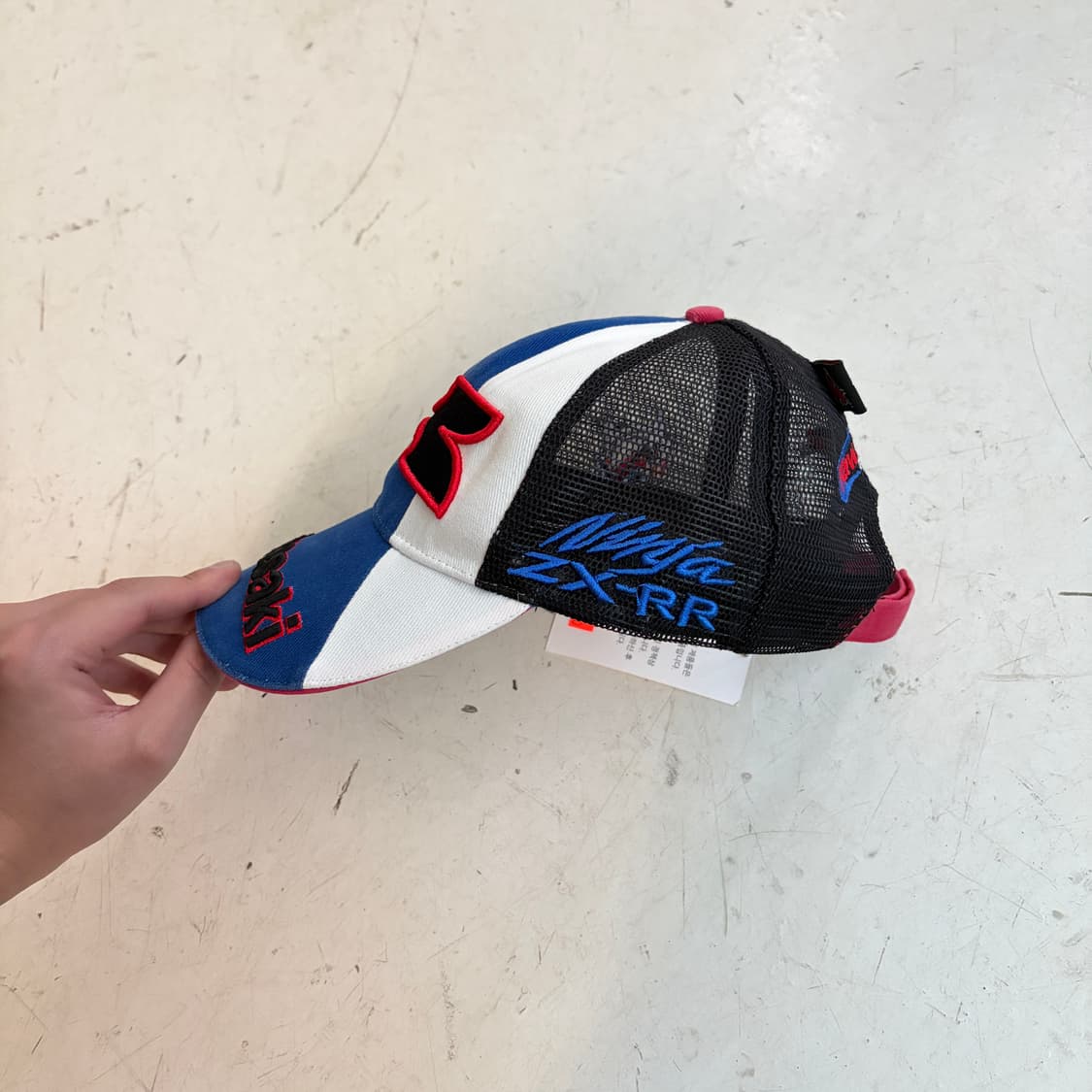 가와사키 닌자 ZX-RR 빈티지 메쉬볼캡 OS 상품이미지4