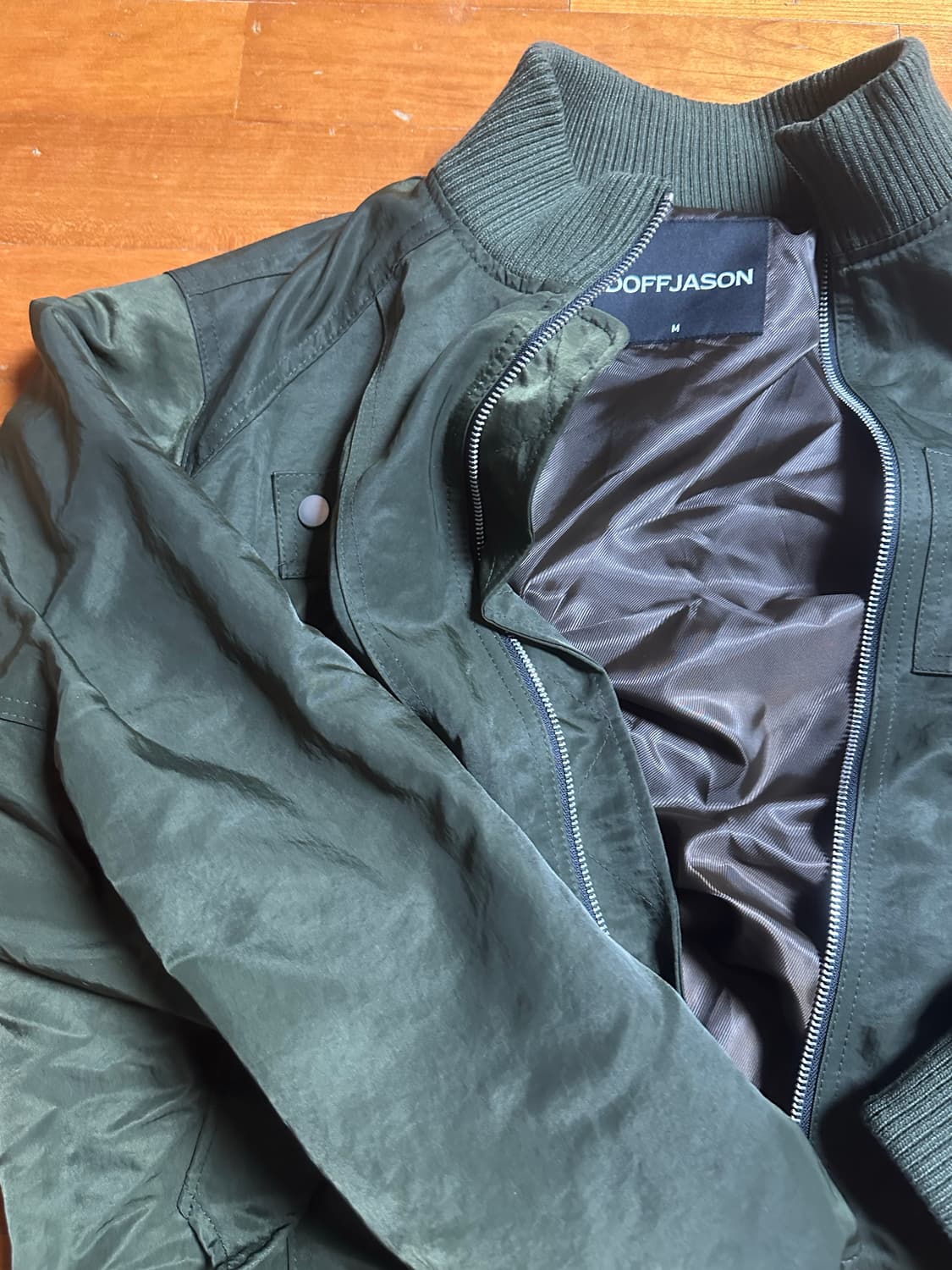 도프제이슨 하시넥 MA-1 플라이트 자켓 OLIVE 상품이미지4