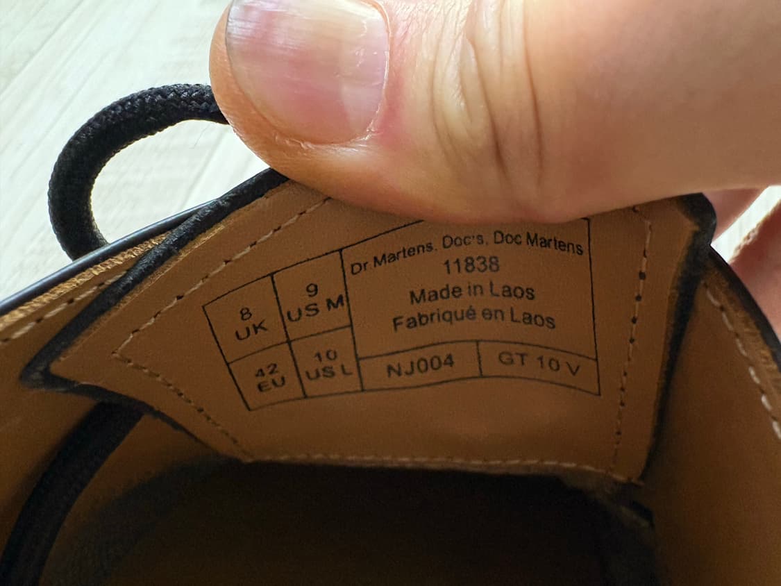 닥터마틴 1461 3홀 스무스 270 상품이미지7