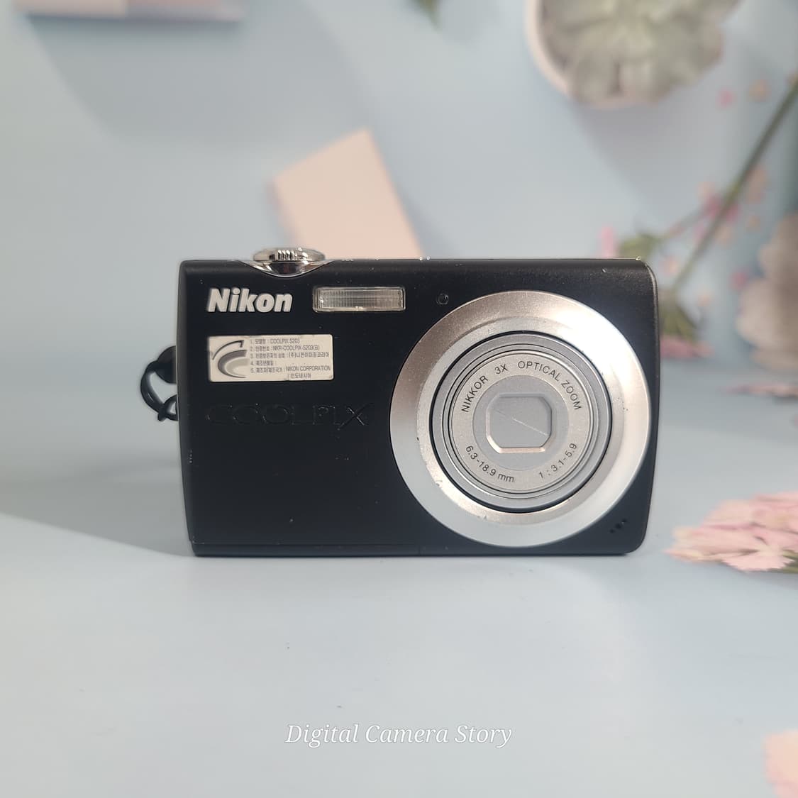 니콘 쿨픽스 S203 블랙 디카 (빈티지 카메라) 상품이미지1