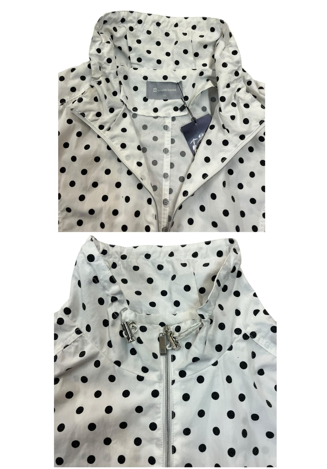 도트 스프링 자켓 화이트 100 #csz2090 상품이미지6