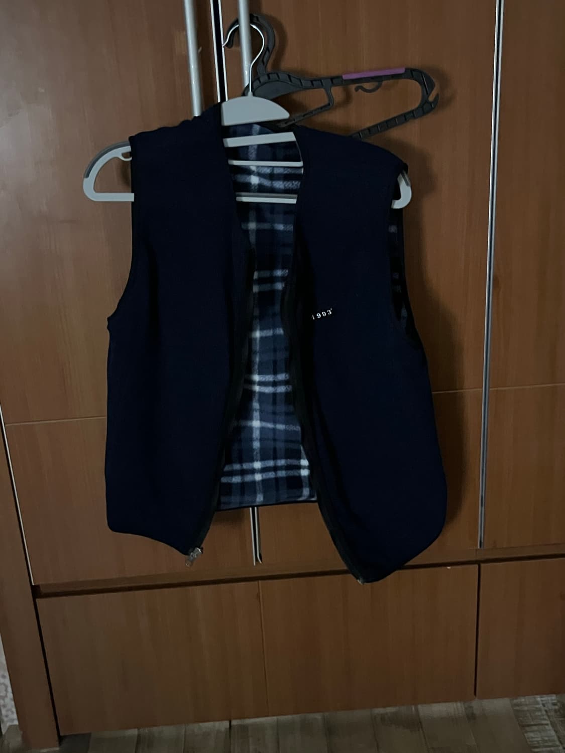 1993스튜디오 리버시블 폴리스조끼 상품이미지1