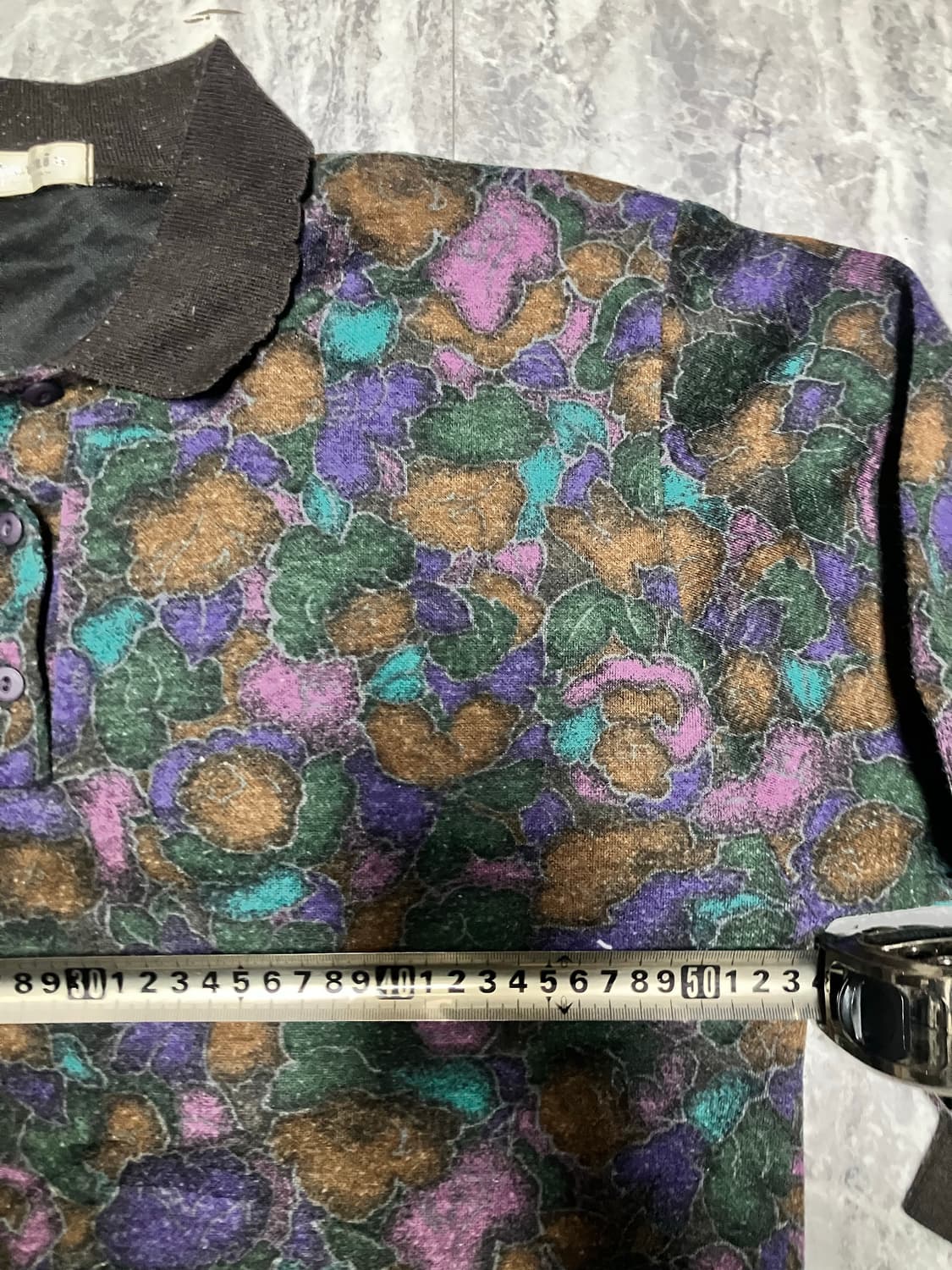 일본빈티지 Arternis 올드스쿨아메카디 보헤미안펑크 카라티셔츠 상품이미지2