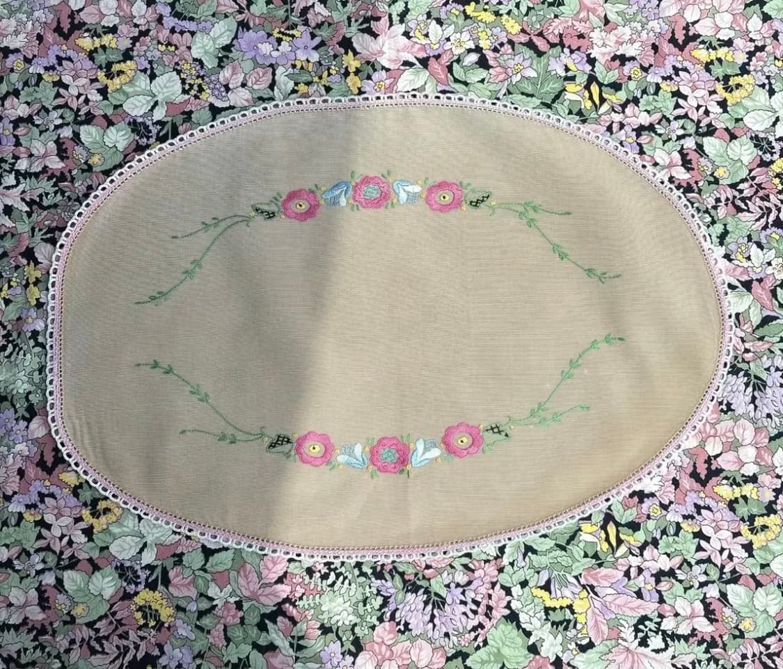 빈티지 손자수 티매트 상품이미지1