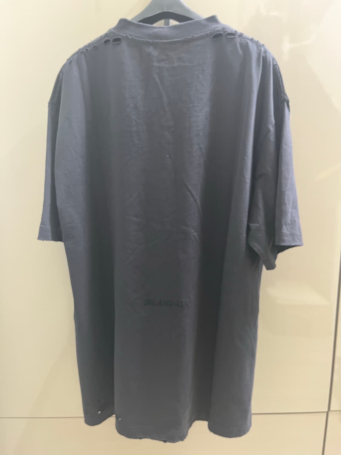 발렌시아가 파리 리버티 미디움 핏 티셔츠 블랙 상품이미지2