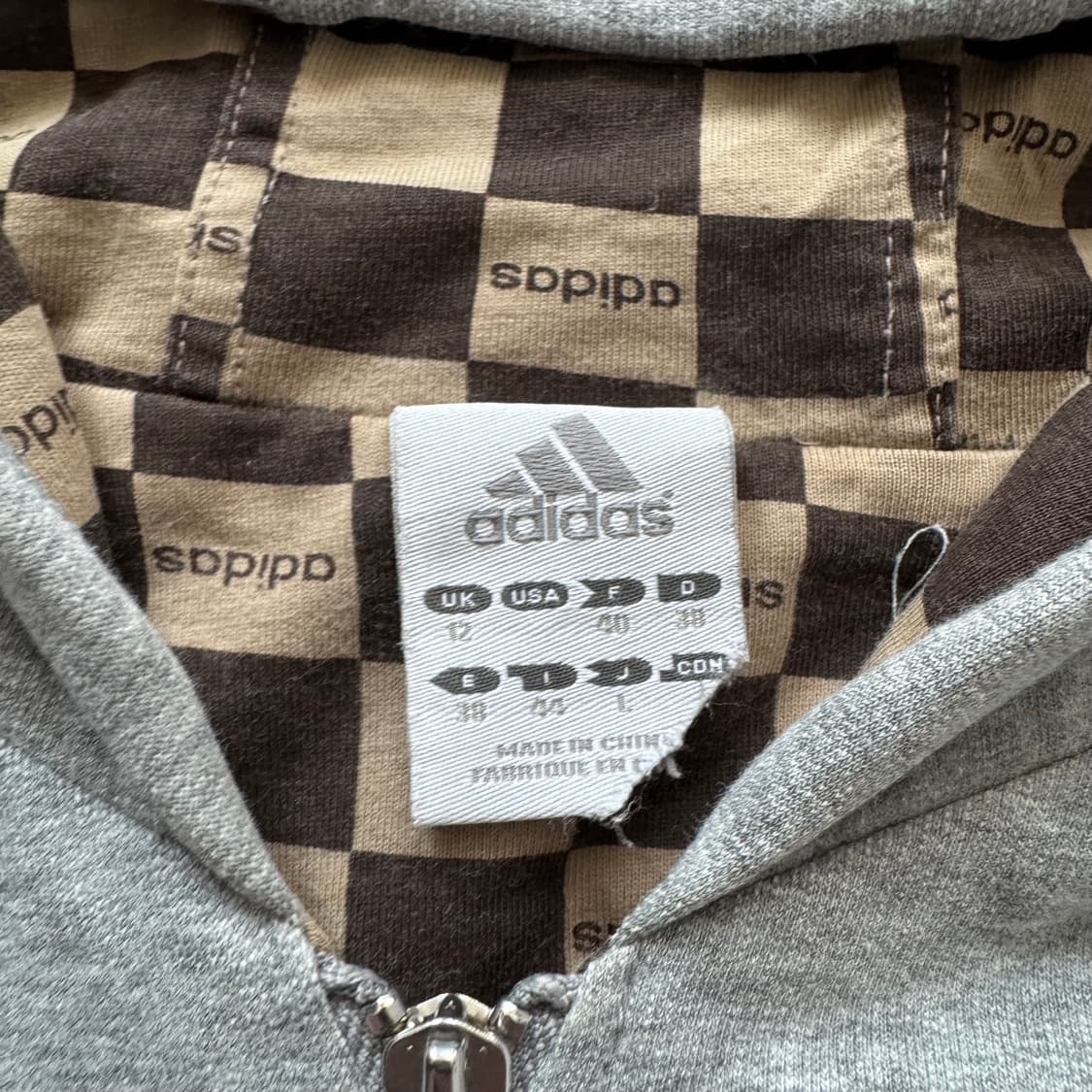 ADIDAS 일본빈티지 노드 후드집업 아디다스 빈티지후드집업 L 44 상품이미지6