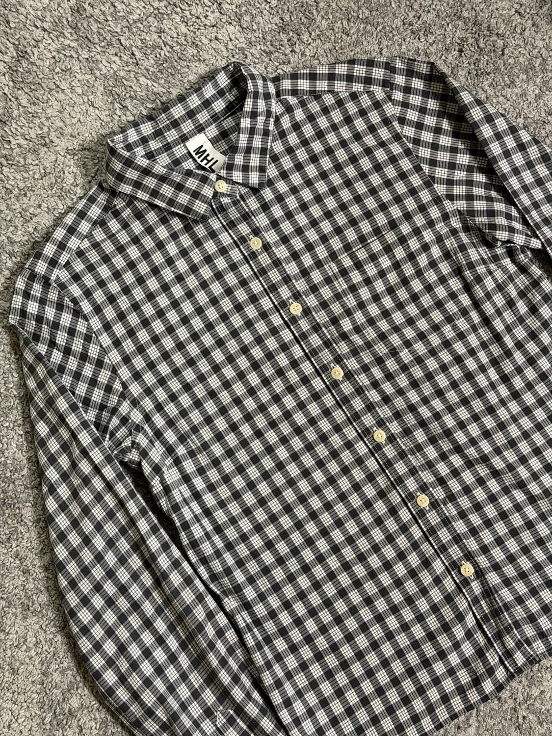 MHL 체크 셔츠 상품이미지2