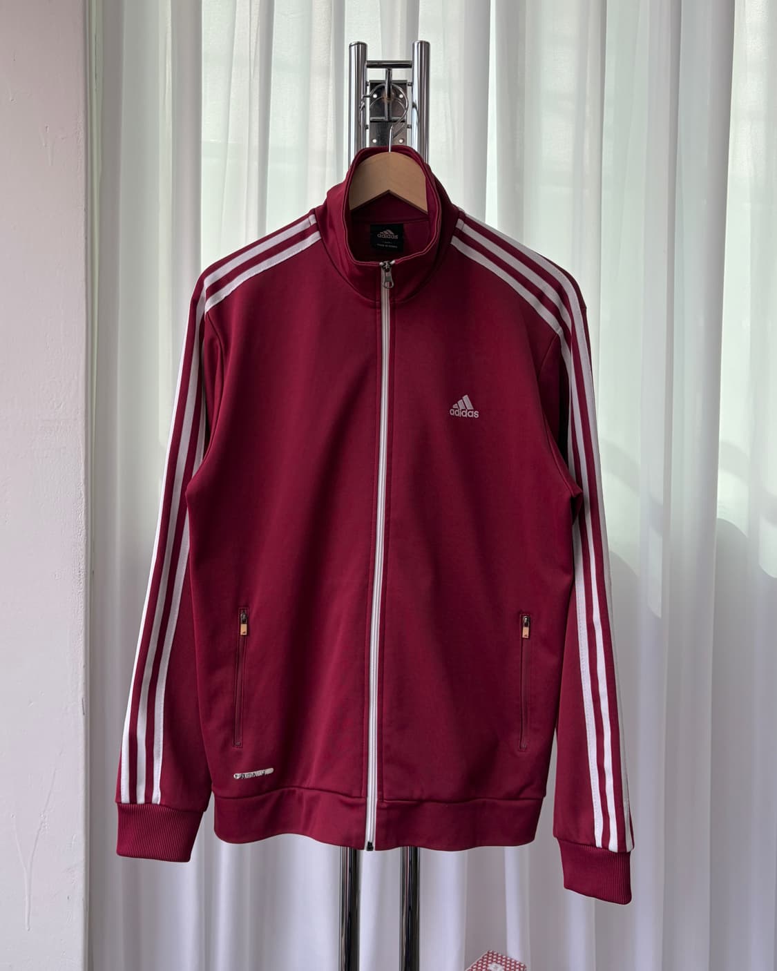 [XL]아디다스 대장 버건디 클래식 트랙탑 져지 상품이미지3