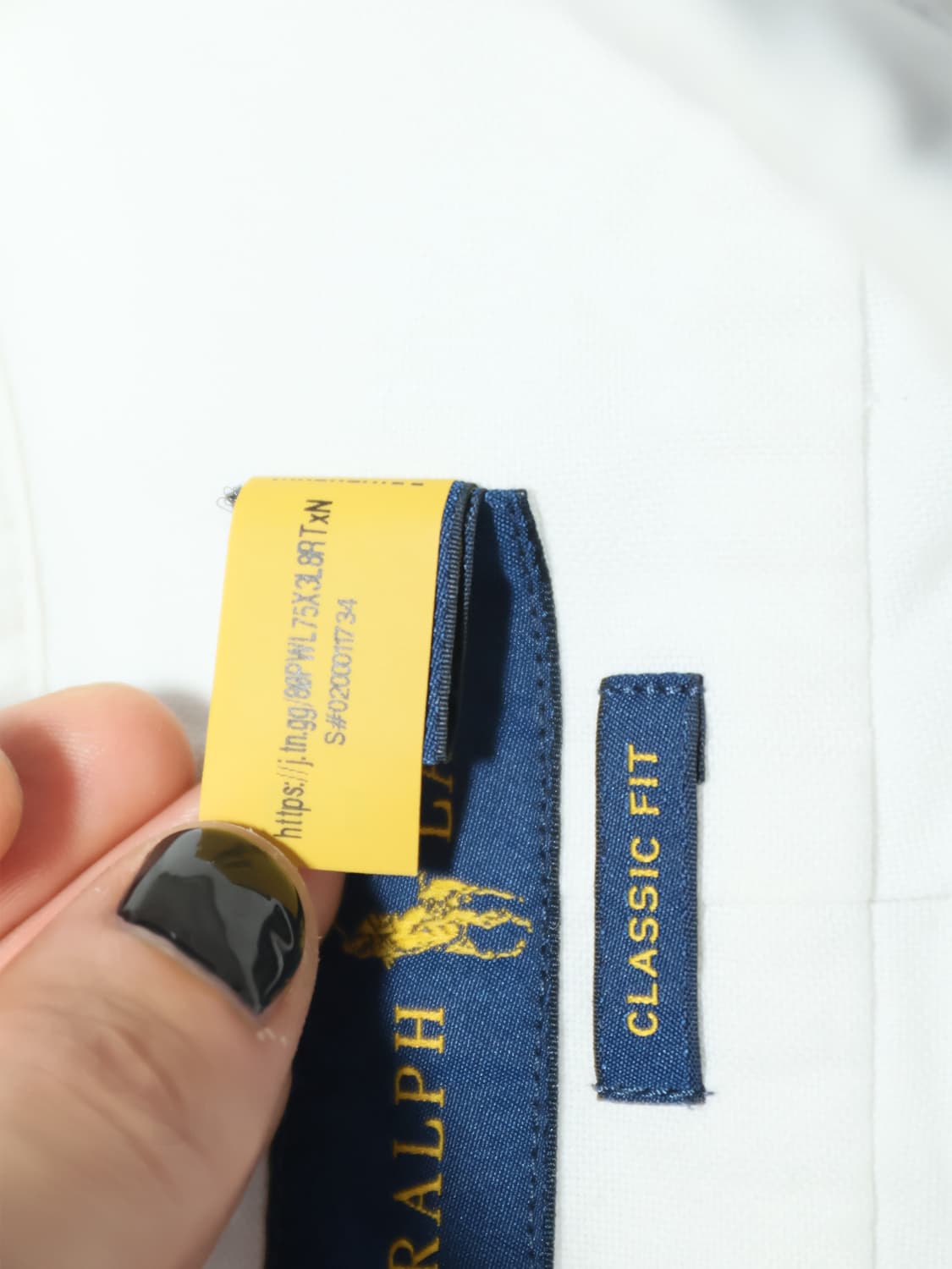 [정품]폴로 랄프 로렌 클래식핏 화이트 옥스포드 셔츠 상품이미지3