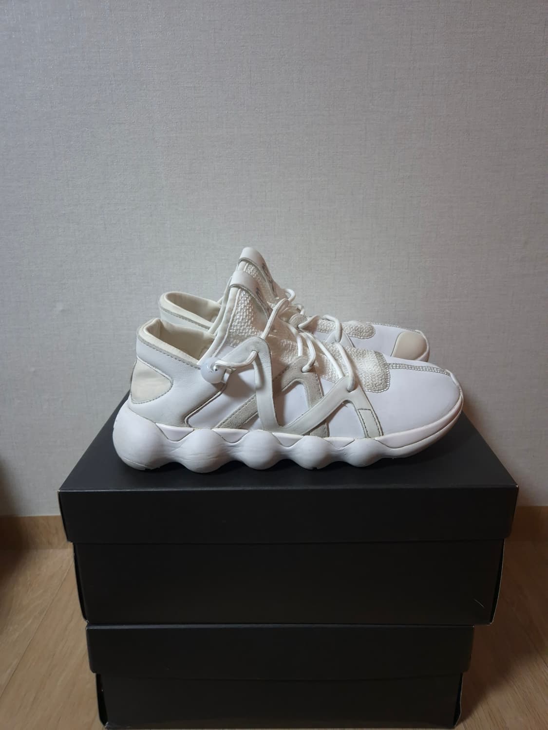 Y-3 큐조 로우 트리플화이트 245 상품이미지1