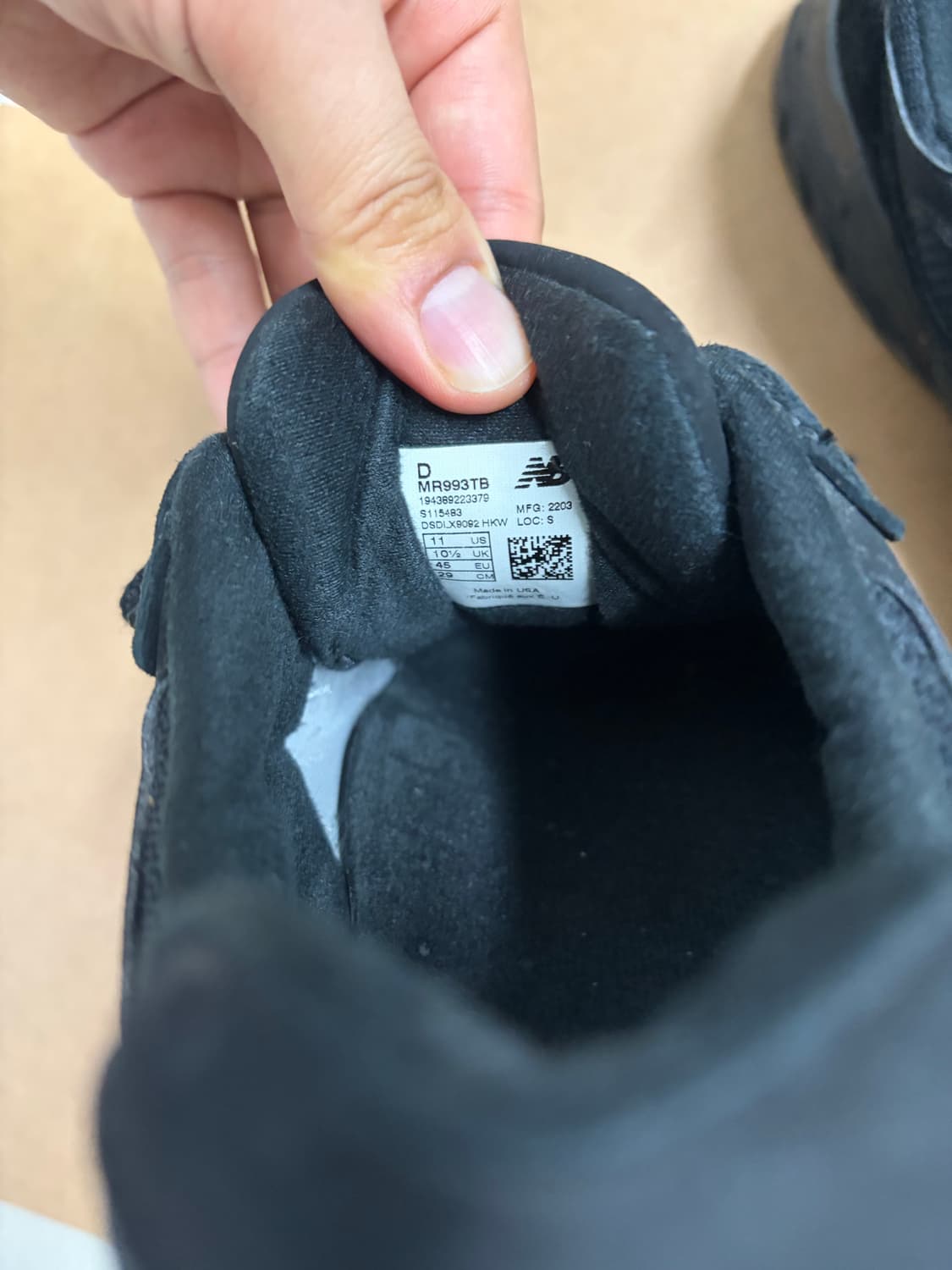 993 트리플 블랙 11D 상품이미지4