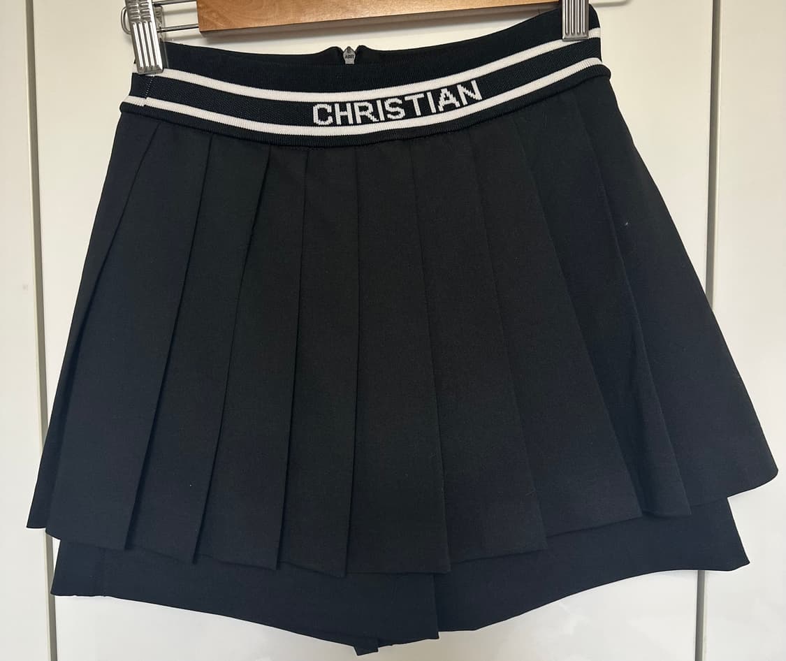 EMOTI 블랙 크롭 야구 점퍼 스커트바지세트 상품이미지6