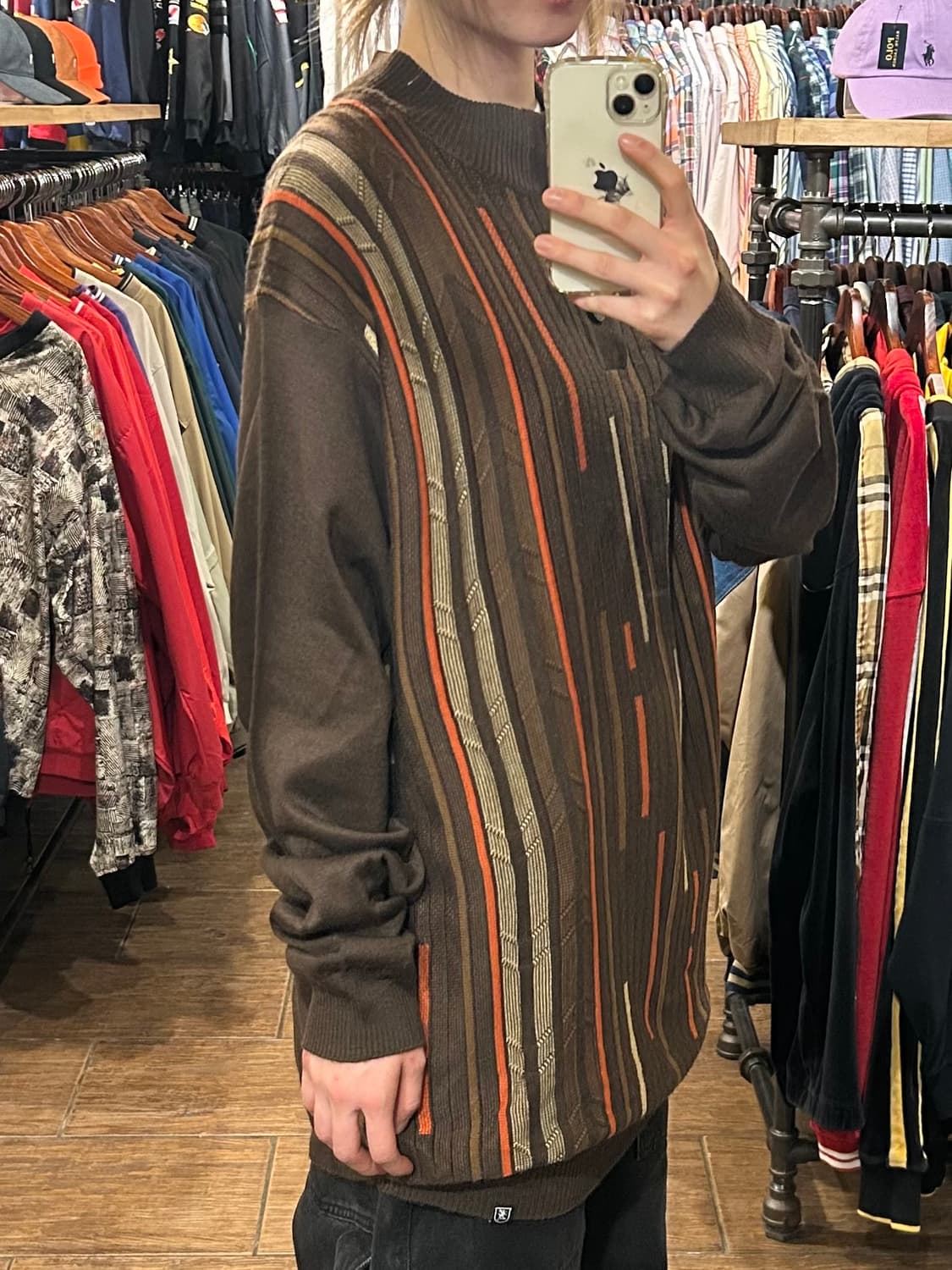 [HI] 스테이시애덤스 니트 브라운 상품이미지3