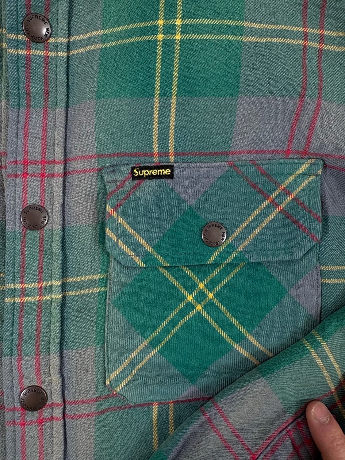 Supreme 26SS 플란넬 셔츠 상품이미지3